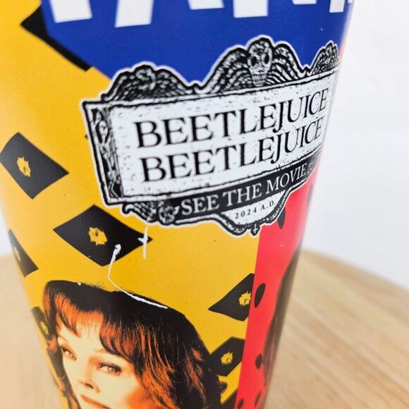 Beetlejuice Cinemark Movie Theater Cup Concession FANTA Reusable Drink Retired - Picture 7 of 10